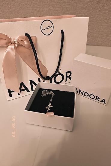 Pandora gümüş boyunbağı - Brend: Pandora - Material: 925 ayar gümüş -
