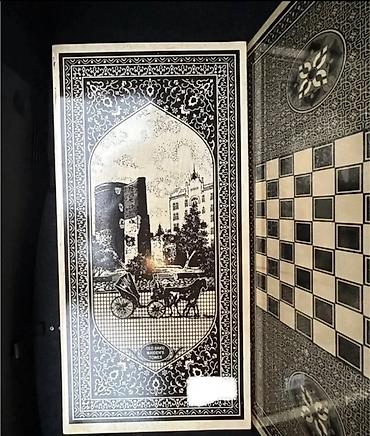 Nərdlər: Taxta nərd-şahmat dəsti - Material: ağac əsaslı, üst səthdə naxışlı — 5