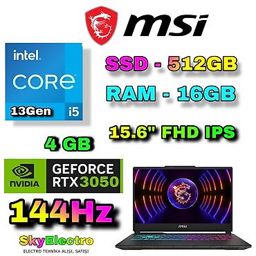 dell notbuk: Yeni MSI, 15.6 ", Intel Core i5, 512 GB, Ünvandan götürmə, Pulsuz çatdırılma, Ödənişli çatdırılma — 1