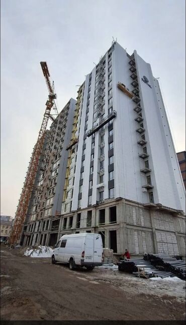 недвижимость в чолпон ате: 2 комнаты, 81 м², Элитка, 14 этаж, ПСО (под самоотделку)