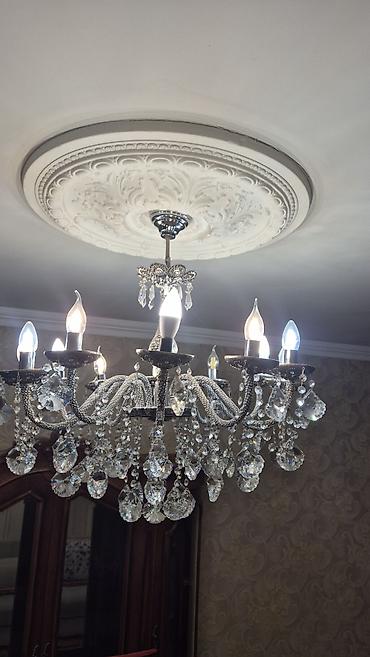 lyüstr: Çılçıraq, 8 lampa, Metal — 1