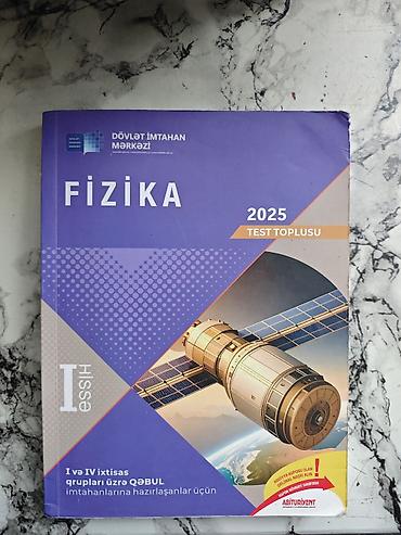 Məhsul: “Fizika 2025 – Test Toplusu” (DİM), I hissə - Nəşriyyat lalafo.az -da Məhsul: “Fizika 2025 – Test Toplusu” (DİM), I hissə - Nəşriyyat