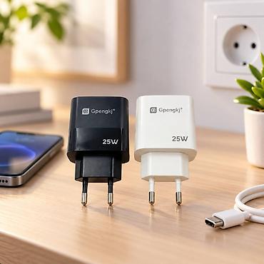 Adaptor başlığı 25 W USB+TYPEC+Apple GP-LJ1730 Bu məhsul