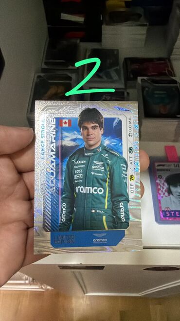 Kolleksiya kartları: Topps Formula 1 Resmi Kartlar, Qiymetler kartlarin uzerinde qeyd — 10