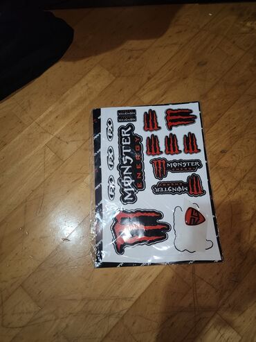 Шины и диски: Məhsul: Monster Energy qırmızı/qaralı sticker dəsti Təsvir: - Bir