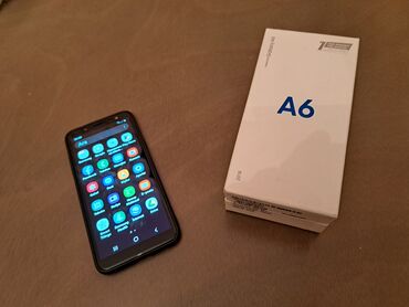 samsung galaxy not 3 sonuncu qiyməti: Samsung Galaxy A6 | 32 GB | rəng - Qara | Zəmanət, Sensor, Barmaq izi