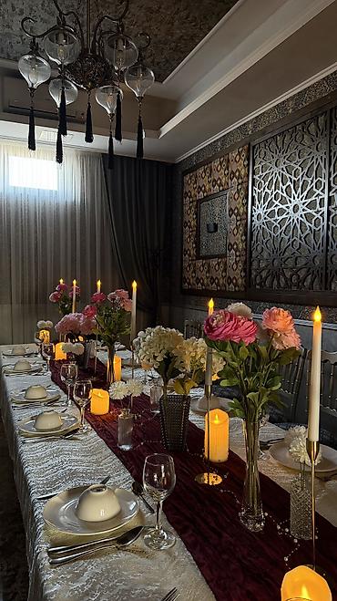 Организация мероприятий: Оформление стола 2000 сом до 15 человек 
Открытки в подарок 
W/a + — 12