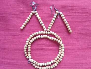 серьги и ожерелье из бисера: Бусы+сережки комплект из бисера. Висячие сережки-бижутерия, бусы, в