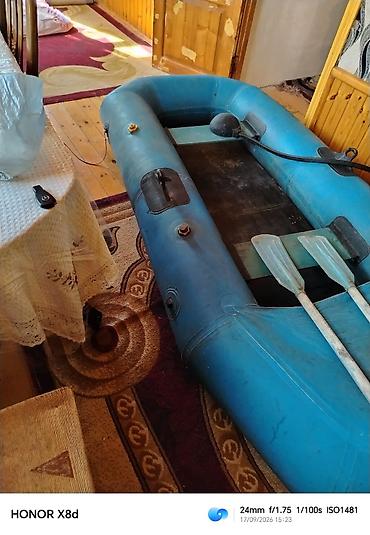 yığılmış velo: Şişmə rezin qayıq - Material: qalın, möhkəm rezin/PVC tipli şişmə — 1