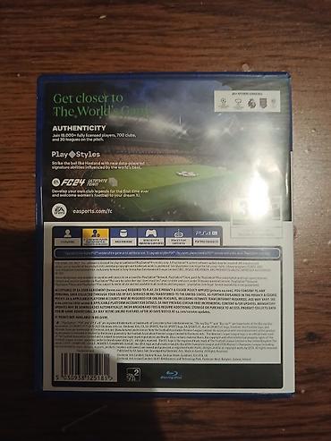 disqler: Məhsul: EA Sports FC 24 – PS4 (disk versiyası) Xüsusiyyətlər: - — 2