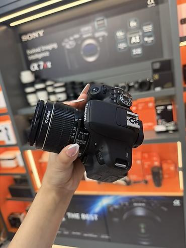 Техника и электроника: Canon EOS 750D DSLR fotoaparat + Canon EF-S 18-55mm IS II obyektiv — 1