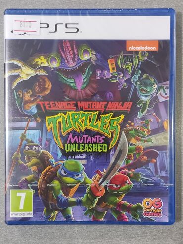 PS4 (Sony Playstation 4): Playstation 5 üçün teenage mutant turtles mutants unleashed oyun