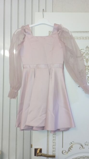 детские карнавальные платья: Qız uşaqları üçün iki ədəd zərif paltar dəsti 1) Pudra rəngli qısa at lalafo.az детские карнавальные платья: Qız uşaqları üçün iki ədəd zərif paltar dəsti 1) Pudra rəngli qısa