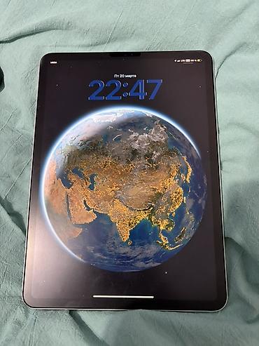 ipad pri: Планшет, Apple, память 128 ГБ, 11" - 12", 4G (LTE), Б/у, Классический цвет - Серебристый — 2