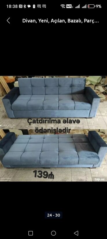 Divanlar: Divan, Yeni, Açılmayan, Bazasız, Nabuk, Ödənişli çatdırılma — 20