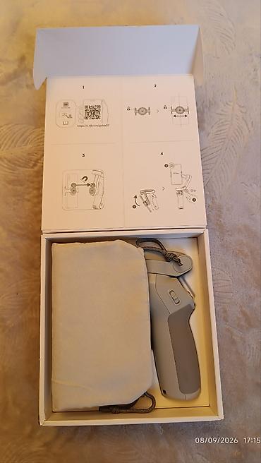 hile mobile: DJI Osmo Mobile SE. YouTube layihəsi üçün alınıb lakin layihə baş — 3