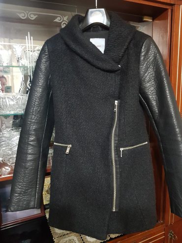 черное пальто в Кыргызстан | ПАЛЬТО: Пальто M (38), цвет - Черный