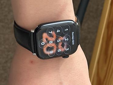 apple whatch 7: İşlənmiş, Smart saat, Apple, Sensor ekran, rəng - Qara — 3