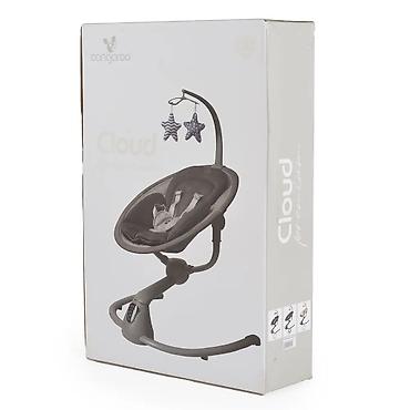Njihalice: Cangaroo Ljuljaška za bebe Cloud Premium – Light Grey (Šifra — 11