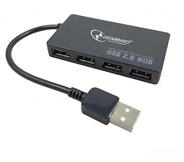 Druga oprema za računare i laptopove: Gembird USB 2.0 hub – 4 porta - USB čvorište sa 4 USB 2.0 Type-A — 2