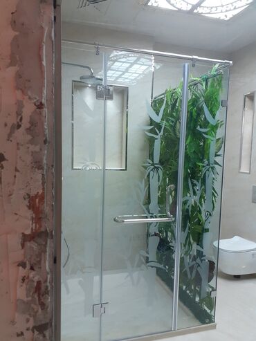 Duş kabinaları, arakəsmələr: Yeni Üstü açıq kabina, Düzbucaqlı, Ödənişli çatdırılma — 7