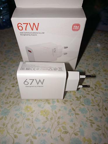 type c hub: Xiaomi 67W sürətli şarj adaptoru - Güc: 67W sürətli şarj - Giriş: AC — 2