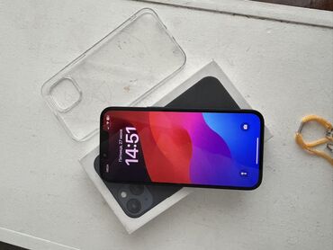 iphone xs max 512 цена в бишкеке: IPhone 13, Колдонулган, 128 ГБ, Кара, Куту, 80 %