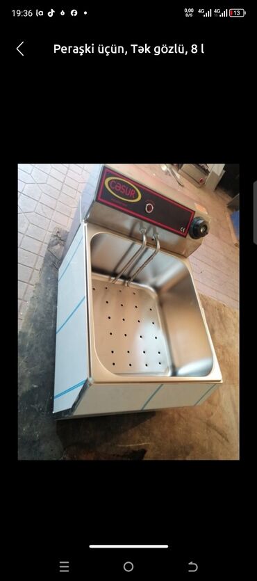 Fri aparatları: Fri kartof üçün, 3 gözlü, 3 l — 10