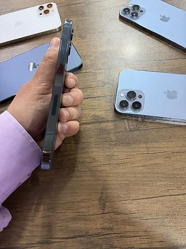 iohone 12: IPhone 12 Pro Max, 256 GB, Pacific Blue, Zəmanət — 3