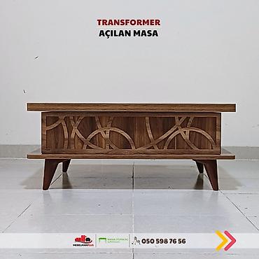 Masalar: Jurnal masası, Yeni, Transformer, Dördbucaq masa — 5