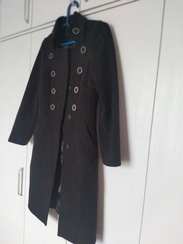 Пальто: Пальто, Осень-весна, Кашемир, По колено, Приталенная модель, M — 5