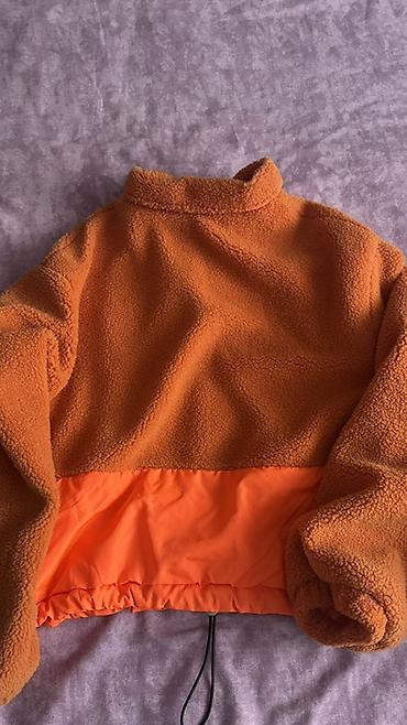 sweatshirt: Məhsul: Bershka yarımfermuarlı fleec sweatshirt/jaket - Rəng: Parlaq — 3