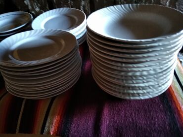 Kompleti posuđa: Tanjiri razni . KORIŠĆENI razni vidite slike duboki beli veliki 8 — 5