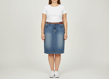 cross jeans zakręt: Jeanswear, Спідниця жіноча, розмір 2XL