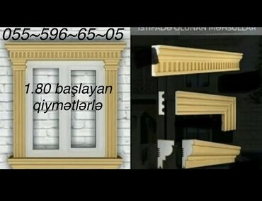 Məhəccərlər: Pəncərə və qapı çərçivələrinin estetik görünüşünü zənginləşdirmək üçün