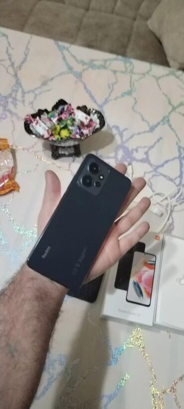 xiaomi redmi note 8 pro 6128gb qiymeti: Xiaomi Redmi Note 12, 256 GB, 
 Barmaq izi, Face ID