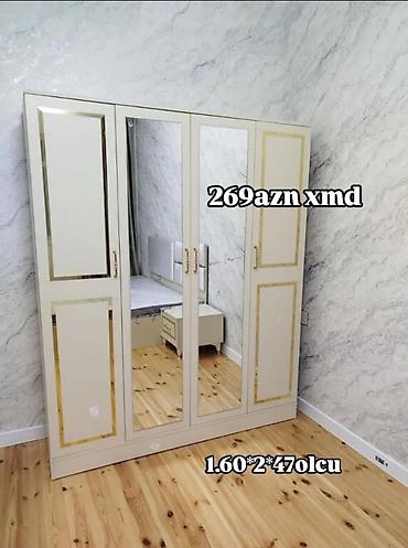 yatağlar: Düz dolab, Yataq otağı üçün, Paltar üçün, 4 qapılı — 1