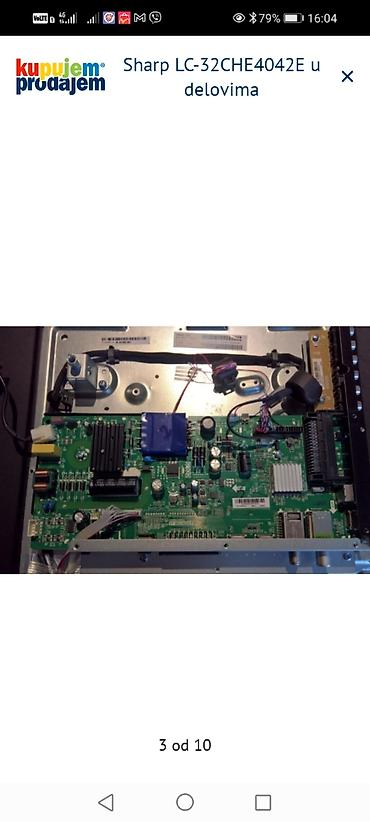 Aksesoari za TV i video: Sharp LC-32CHE4042E – delovi Rastavljen LCD TV Sharp LC-32CHE4042E na lalafo.rs — 4 Aksesoari za TV i video: Sharp LC-32CHE4042E – delovi Rastavljen LCD TV Sharp LC-32CHE4042E — 4