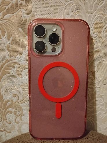 Mobil telefon və aksesuarlar: Iphone 16 pro max ucun case, yeni ve cox az islenmis. 1 eded 5 Azn — 4