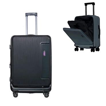 №: 2426 Məhsulun adı: Çamadan 4 təkərli Ariana 616, Ölçü M, 85 l, Qara