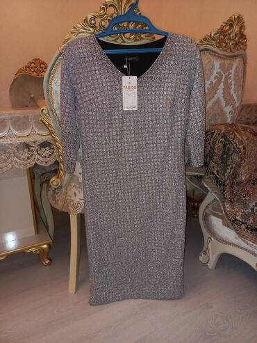gumus destler: Вечернее платье, Миди, XL (EU 42)