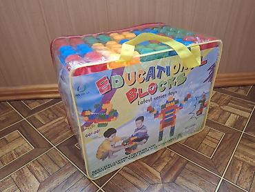 мягкие кубики: Конструктор Educational Blocks в сумке - Набор разноцветных — 1