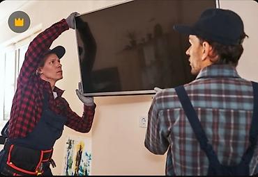 Установка телевизоров: Монтаж телевизора на стену - Профессиональная установка телевизоров — 1