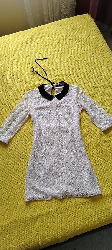 binarni sat: Prelepa bluza - tunika od čipke,brenda ATMOSPFERE, sa crnom kragnom — 3