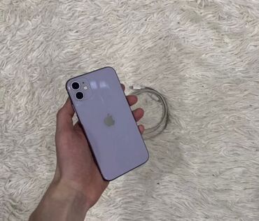 продам айфон 7 бу: IPhone 11, Колдонулган, 128 ГБ, Заряддоочу түзүлүш, Каптама, Кабель, 75 %