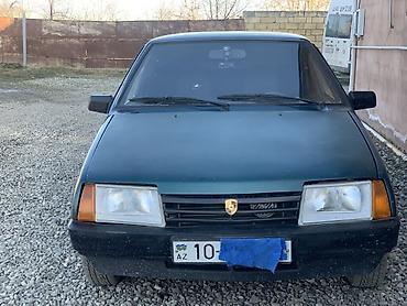 VAZ (LADA): VAZ 2109, hatchbek - Kuzov: 5 qapılı, yaşıl rəng. - Salon: Parça — 9