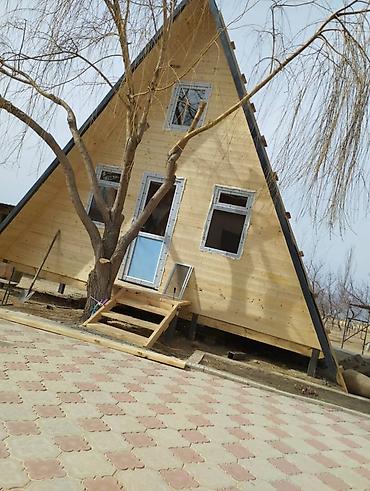 Продажа дач: A‑frame домик (треугольный “А‑образный” каркас) с панорамным — 10