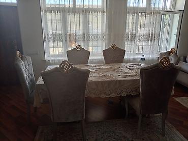 hacar desdi: Qonaq otağı üçün klassik dəst - Rəng: boz-bej tonlarında, qızılı — 3