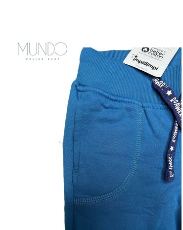 сатиновая юбка: Джинсы и брюки, цвет - Голубой, Новый