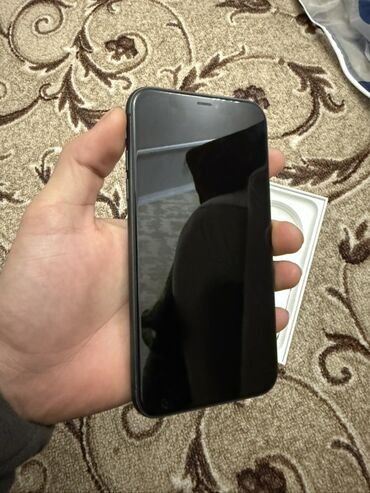 Apple iPhone: IPhone 11, Б/у, 128 ГБ, Черный, Коробка, 79 % — 10